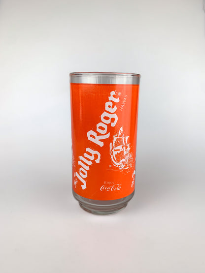 Vintage Jolly Roger Hawaii Tiki Restaurantware Glass Tumbler