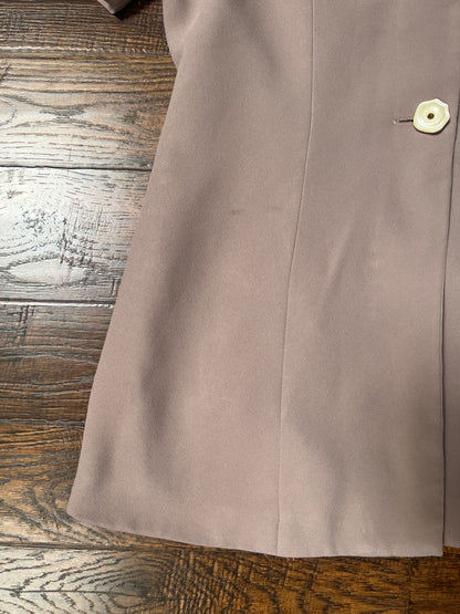 Vintage Clothing - Uniform Shirt Blouse - Grey Purple - Medium - Yick Fung