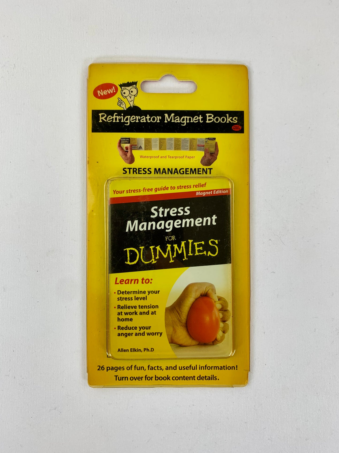 Vintage Refrigerator Magnet Books for Dummies Stress Management for Dummies