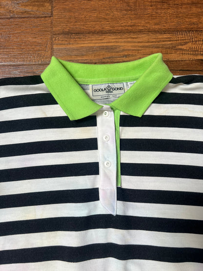 Vintage Clothing - Polo Shirt - 90’s Horizontal Stripes - 2X-Large - Goola Gong