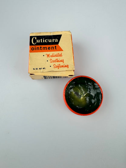 Vintage 1980s Purex Cuticura Ointment - Empty