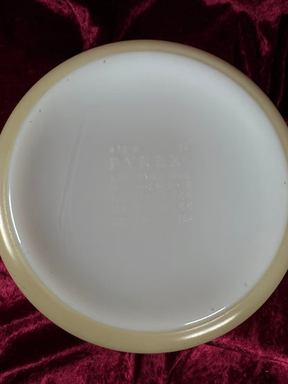 Vintage Pyrex Glass Casserole Dish Set - Forest Fancies Mushroom Pattern