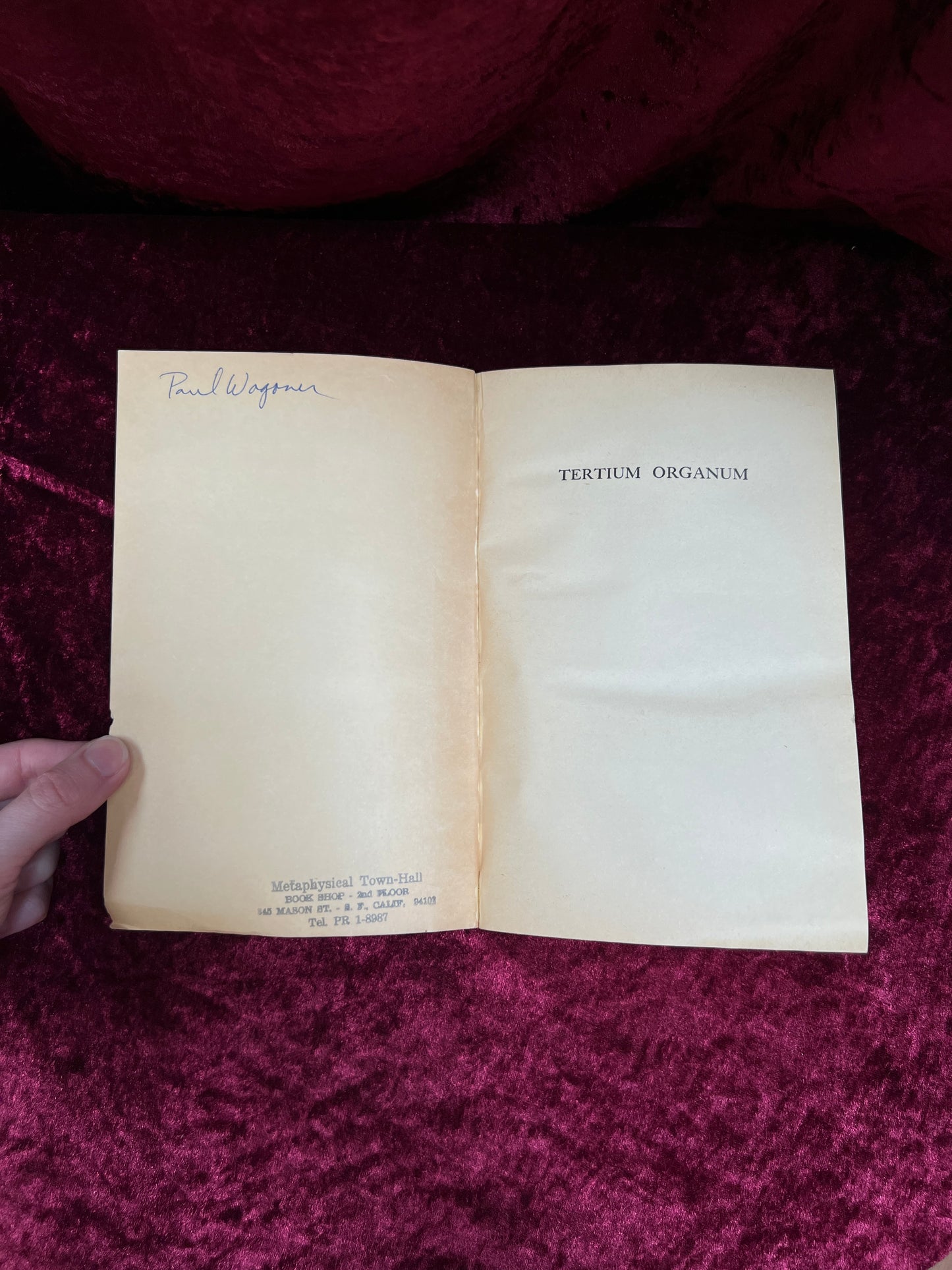 Vintage Paperback Book - Tertium Organum A Key to the Enigmas of the World - P.D. Ouspensky -First Vintage Books Edition 1970