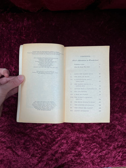 Vintage Paperback Book - Alice's Adventures in Wonderland and Through the Looking Glass - Lewis Carroll - Puffin 1972