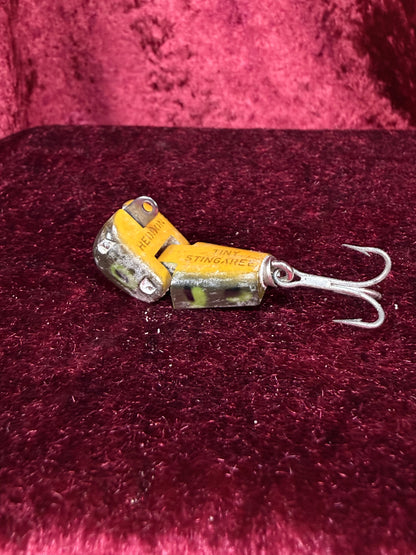 Vintage Wood Fishing Lure – Heddon Tiny Stingaree Frog Pattern