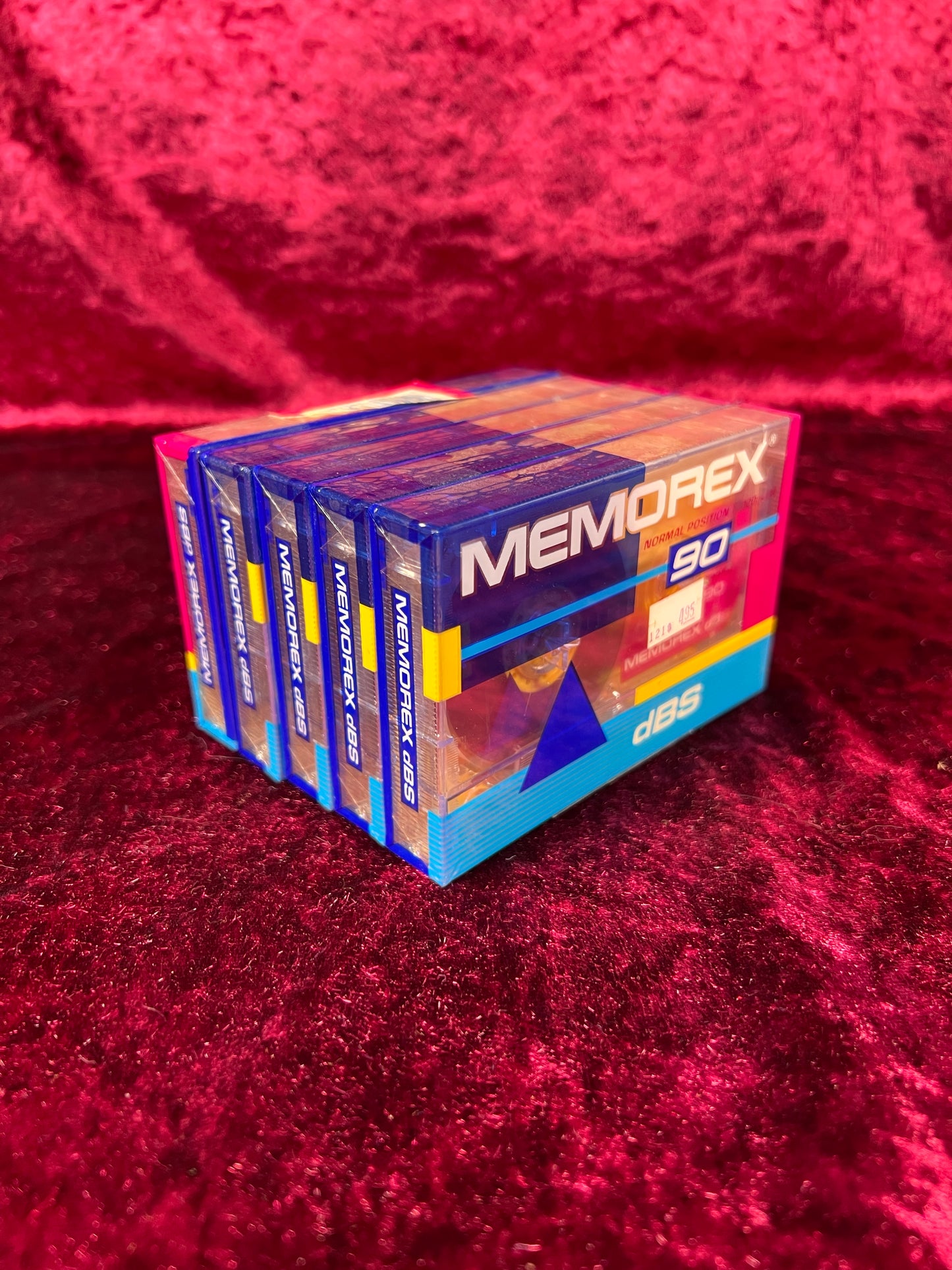 Cassette Tape - Blank Tape 5-Pack - Memorex DBS 90
