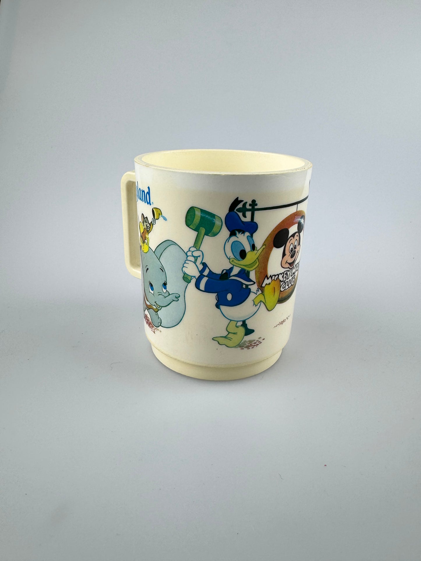 Vintage Disneyland Plastic Mug - Made in USA - DEKA