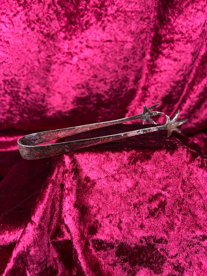 Vintage Kitchen - Sugar Cube Tongs - Dragon Claws - Silver Plate - Leonard EPNS
