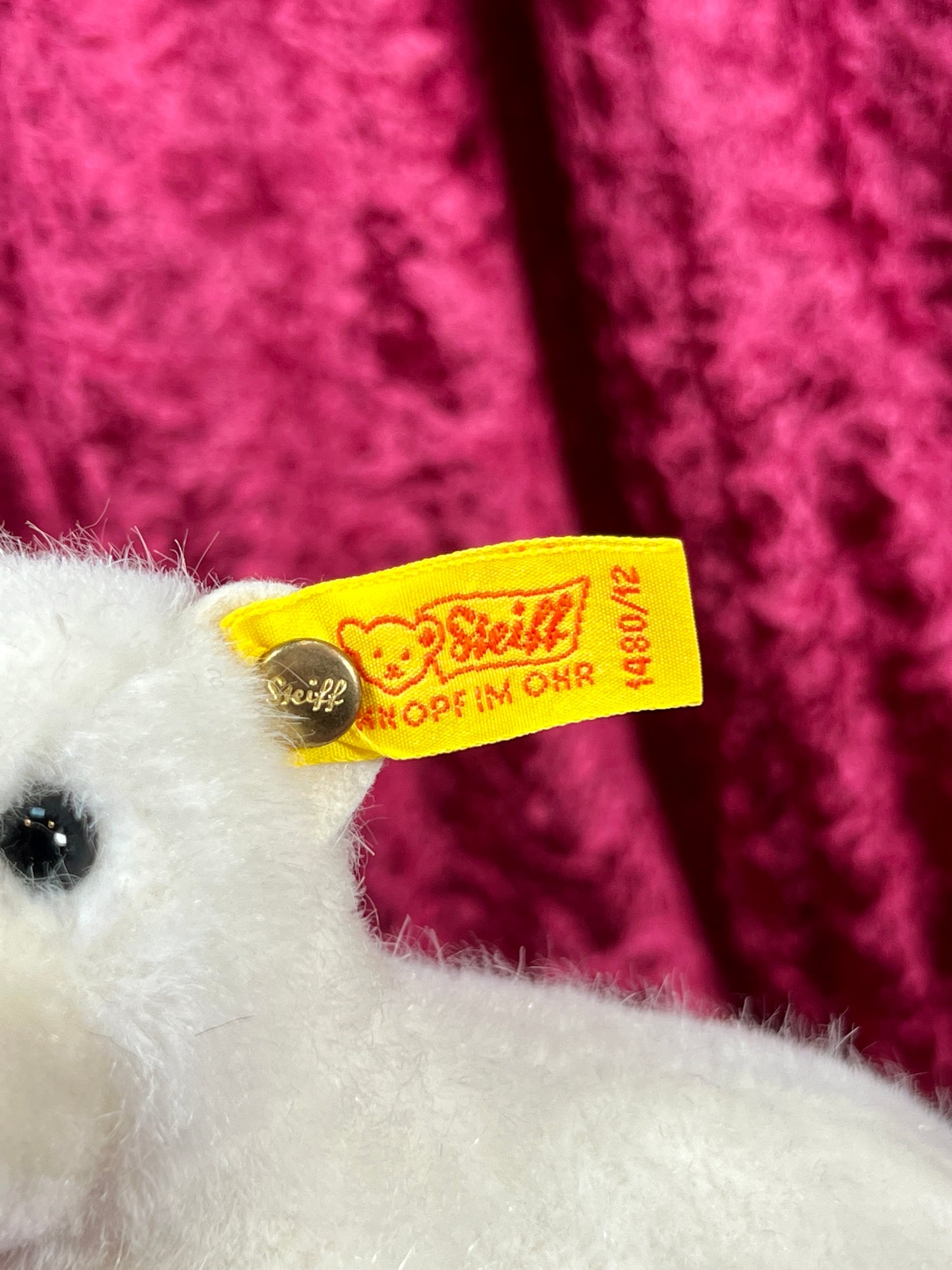 Vintage Collectibles - Miniature Stuffed Toy - Wizzy The Weasel - 1480/12 - Steiff - Germany