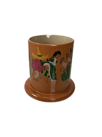 Vintage Tiki Mug - 1964 Trader Vic's Senor Pico Risque Loball Mug