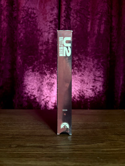 VHS - U2 Rattle and Hum - Concert Video - 1988