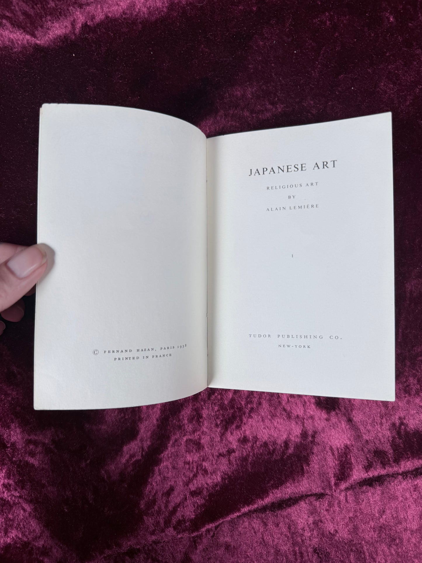 Vintage Japanese Art Religious Art by Alain Lemière 1958 Paperback Tudor Edition