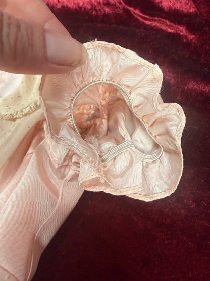 Vintage Mid Century Baby Dress – Pink Pinafore - Toni Togs - 18 Months