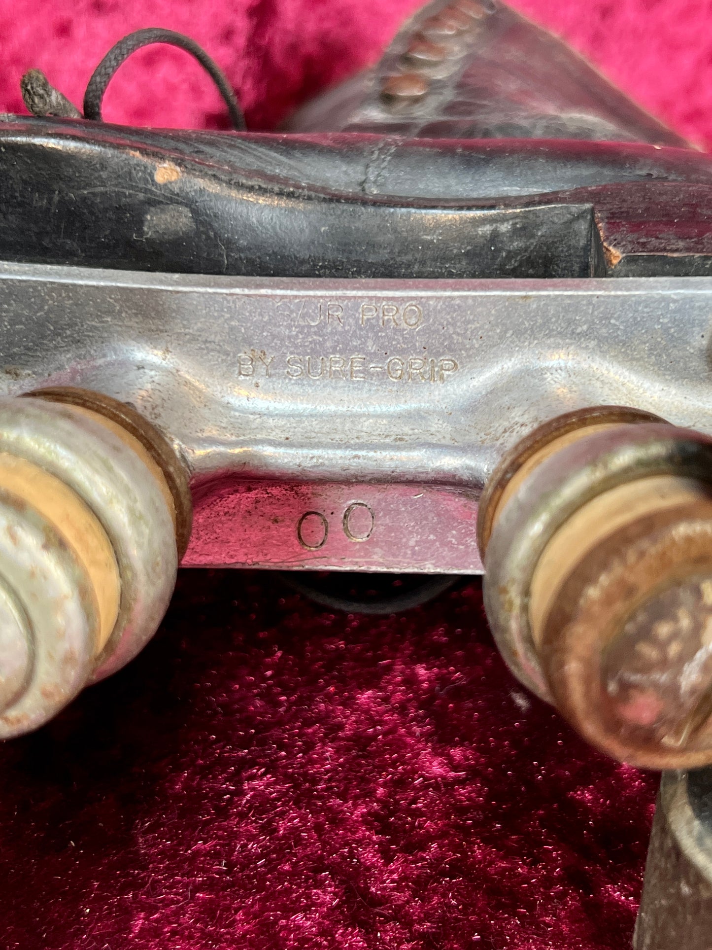 Vintage Leather Roller Skates – Black Leather - Chicago Wheels and Sure-Grip Trucks