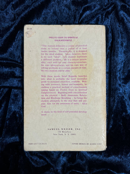 Vintage 1975 Occult Book – Twelve Steps to Spiritual Enlightenment by Israel Regardie