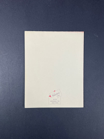 Vintage Ephemera - Valentine’s Day Card - For You On Valentine’s Day - Norcross