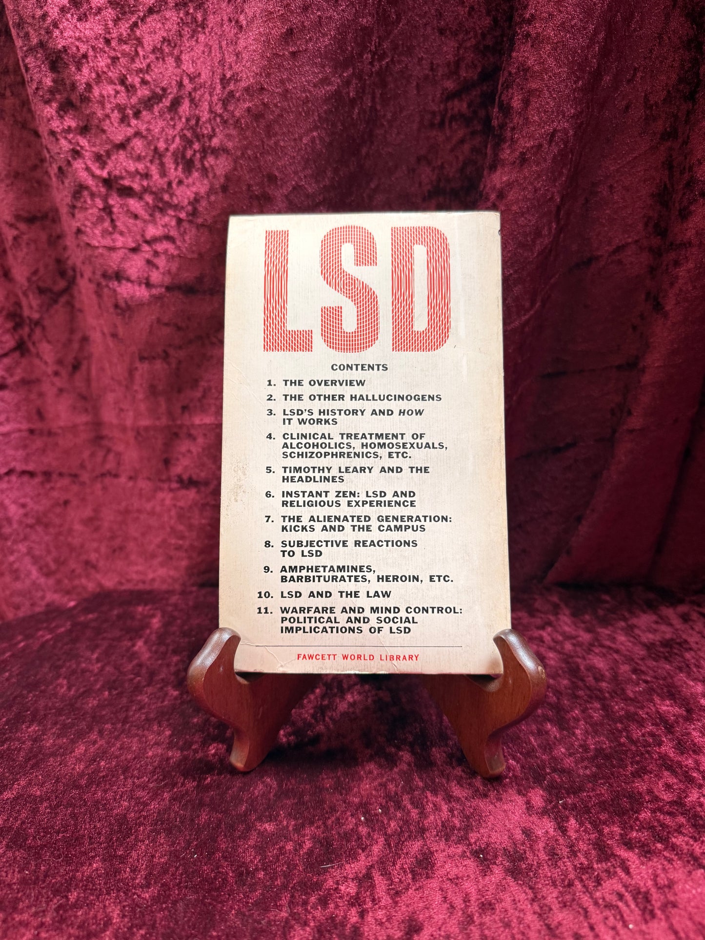 Vintage Paperback Book - The LSD Story - John Cashman - 1966