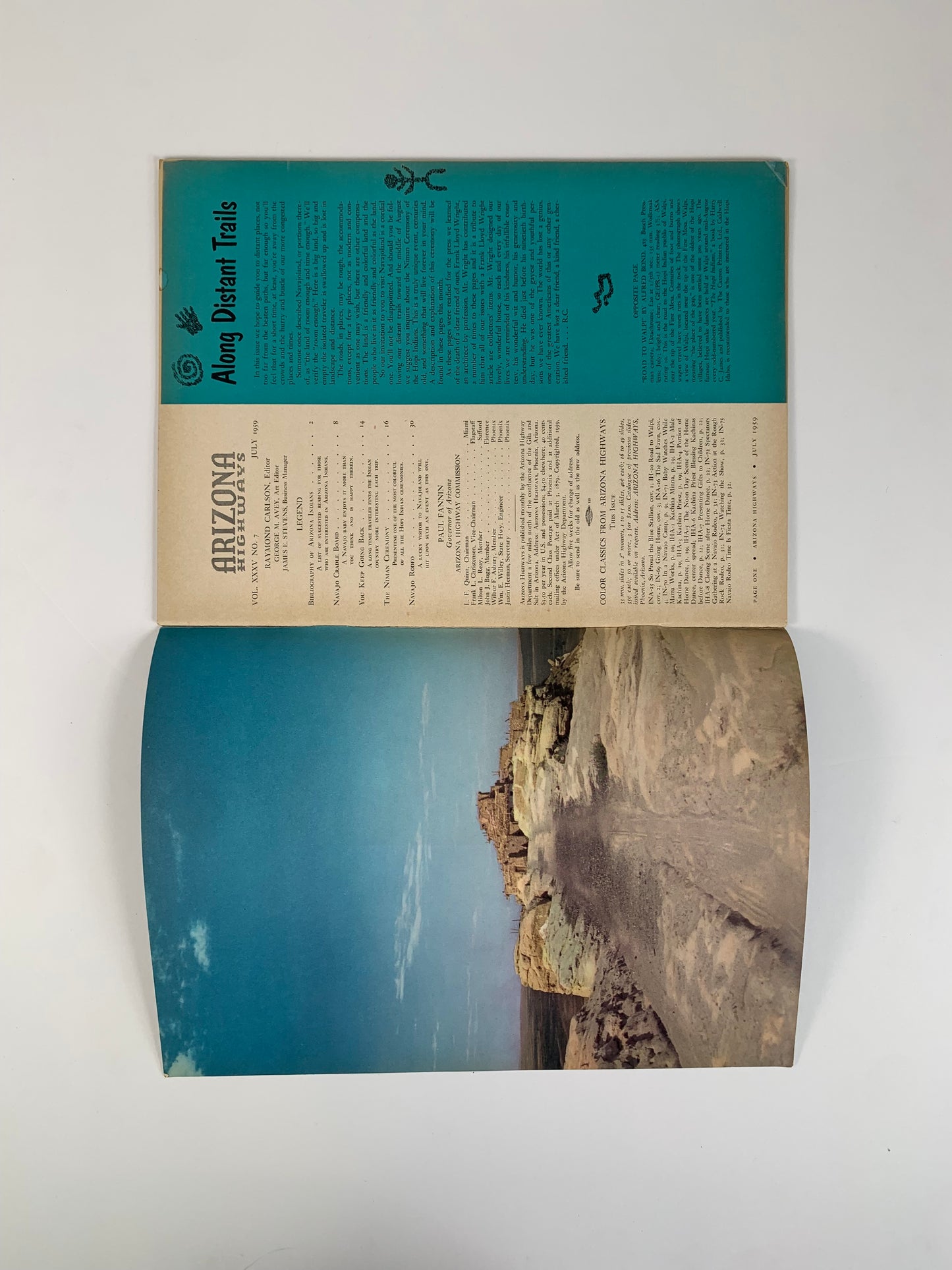 Vintage Ephemera - Arizona Highways Magazine - July 1959