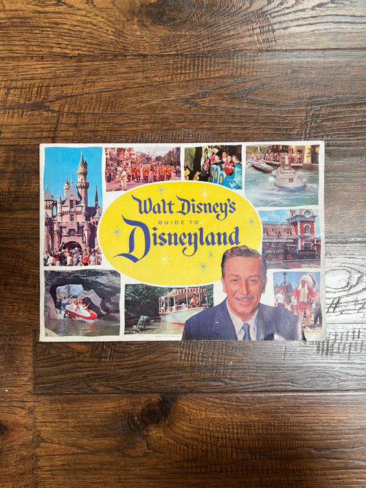 Vintage Ephemera - Walt Disney's Guide To Disneyland - 1960