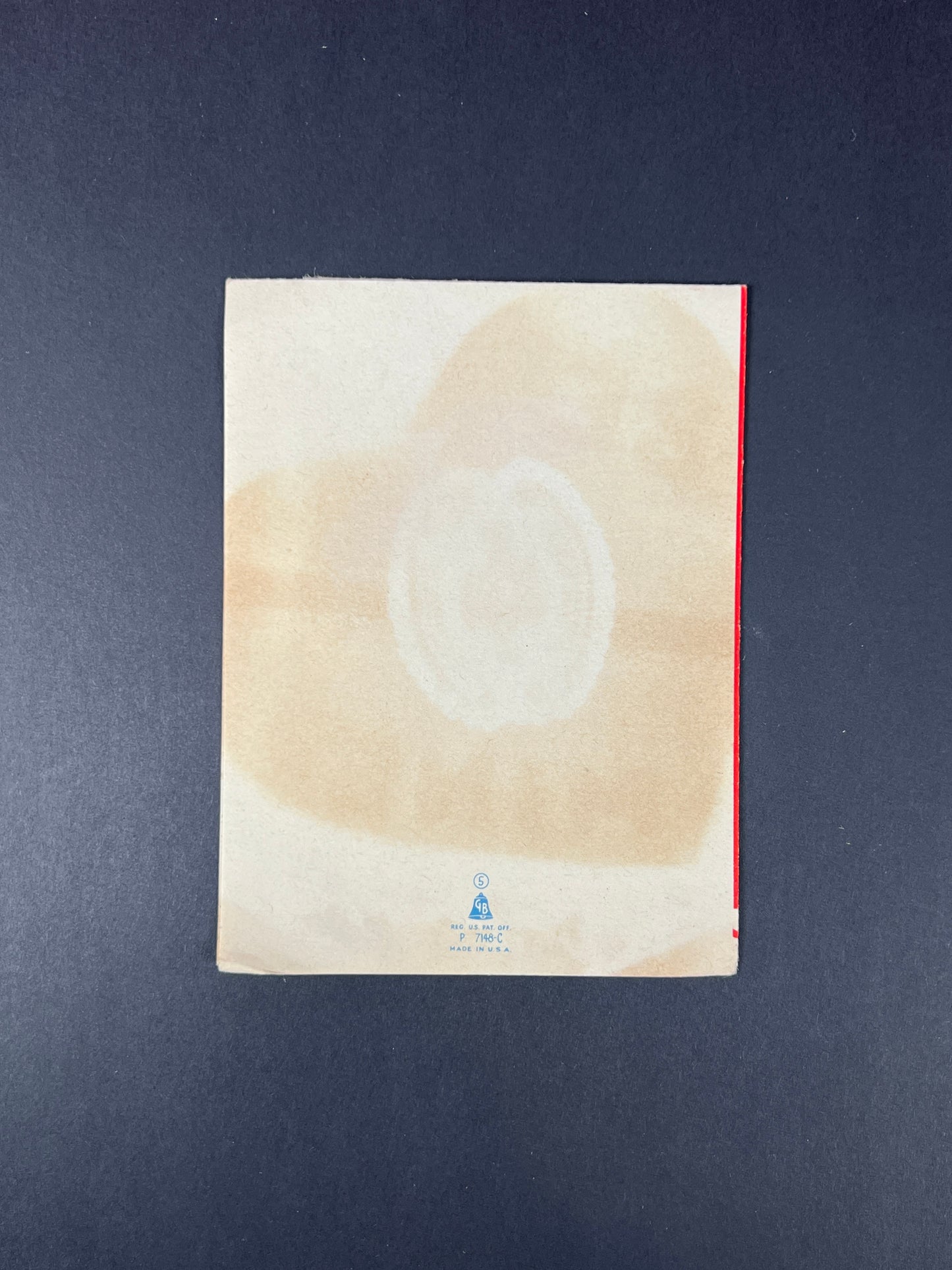 Vintage Ephemera - Valentine’s Day Card - My Valentine For Teacher - Made In USA