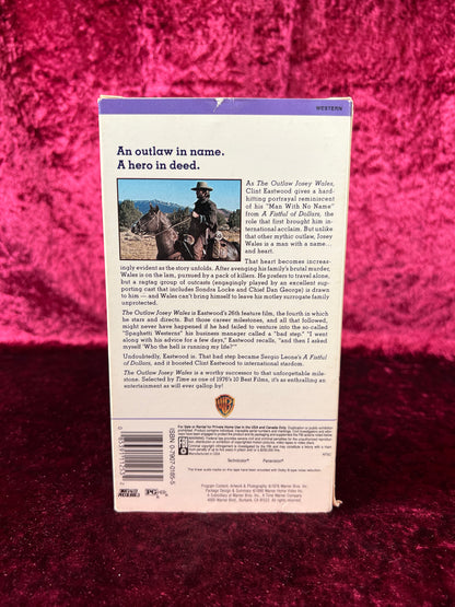 VHS - The Outlaw Josey Wales - 1976