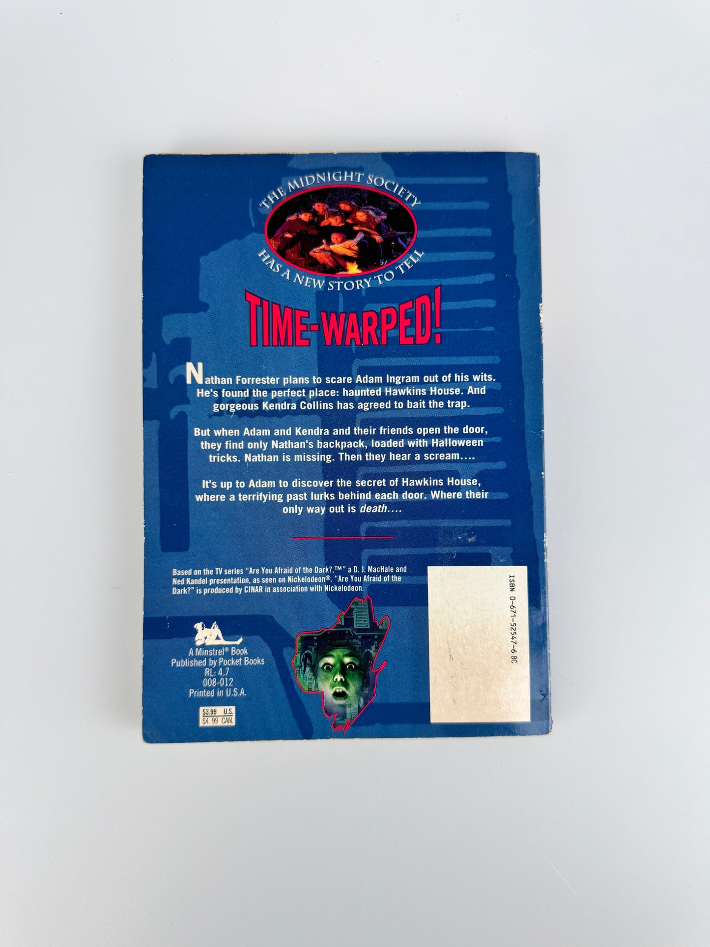 1995 Nickelodeon Are You Afraid of the Dark? Book - The Tale Of The Restless House - John Peel