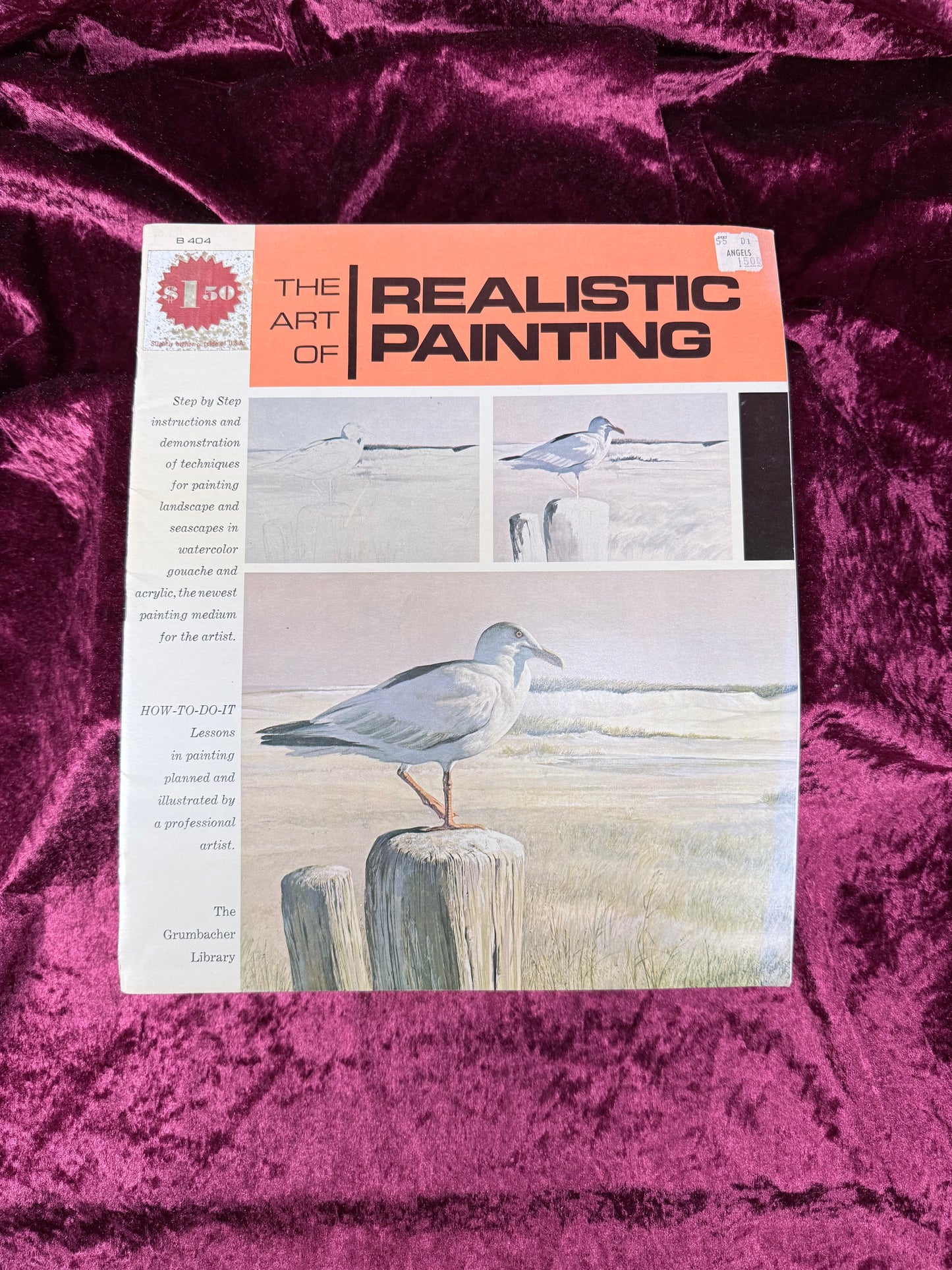 Vintage Art Instruction Magazine - Realistic Painting Grumbacher Guide