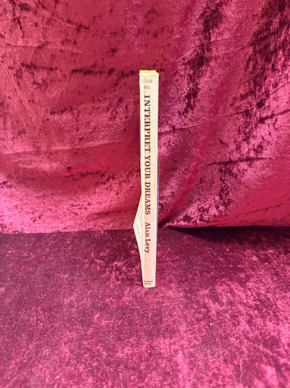 Vintage Paperback Book - Interpret Your Dreams - Alan Levy - 1967