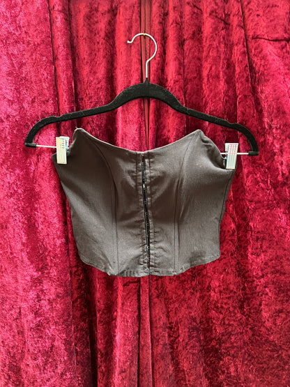 Vintage Clothing - y2k Bodice - Black - X-Small - Clockhouse