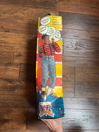 Vintage Collectibles - Family Matters Urkel Pull String Doll - Hasbro - 1991
