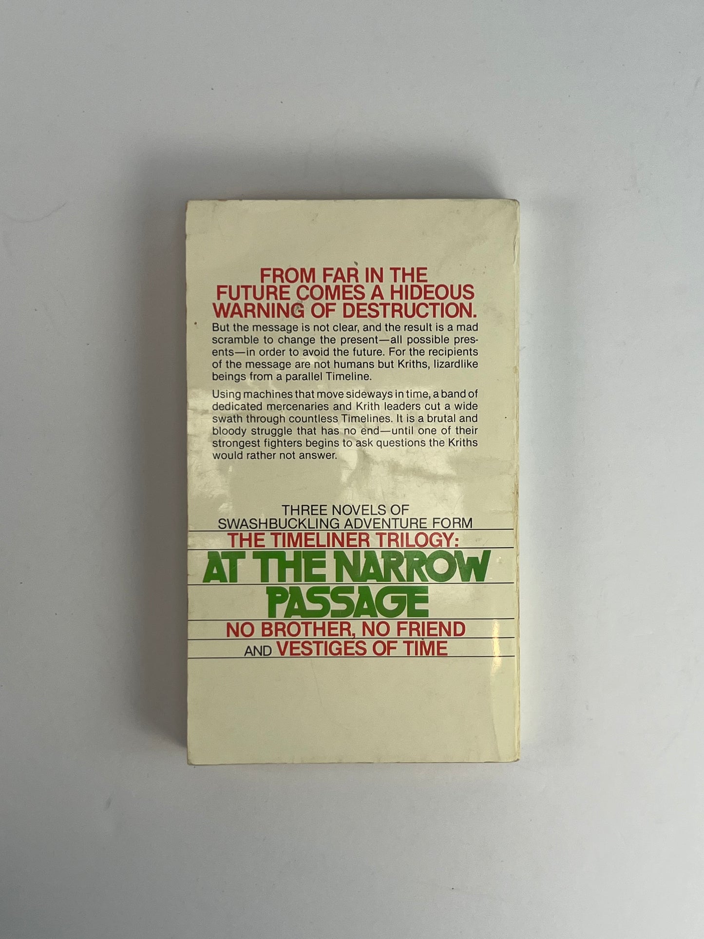 Vintage Paperback - At The Narrow Passage - Richard C. Meredith - 1979