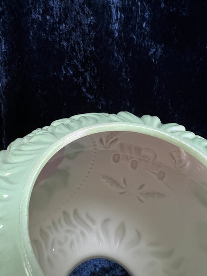 Vintage Fenton Milk Glass Table Lamp – Hand Painted Roses Double Globe Hurricane Parlor Style