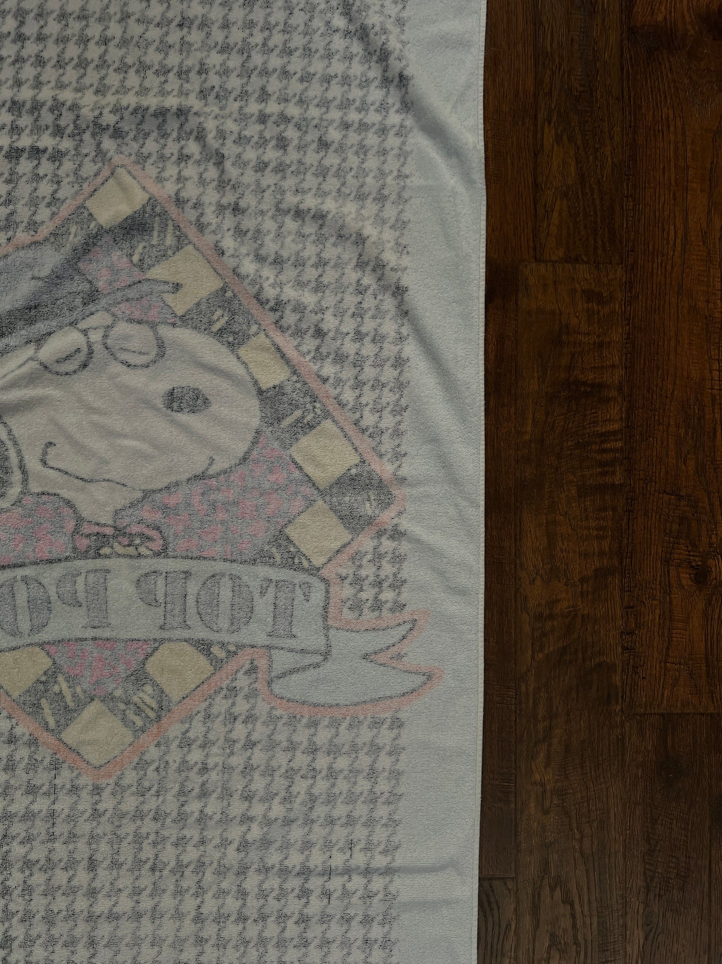 Vintage Cotton Beach Towel – Snoopy Top Pop! Peanuts Graphic