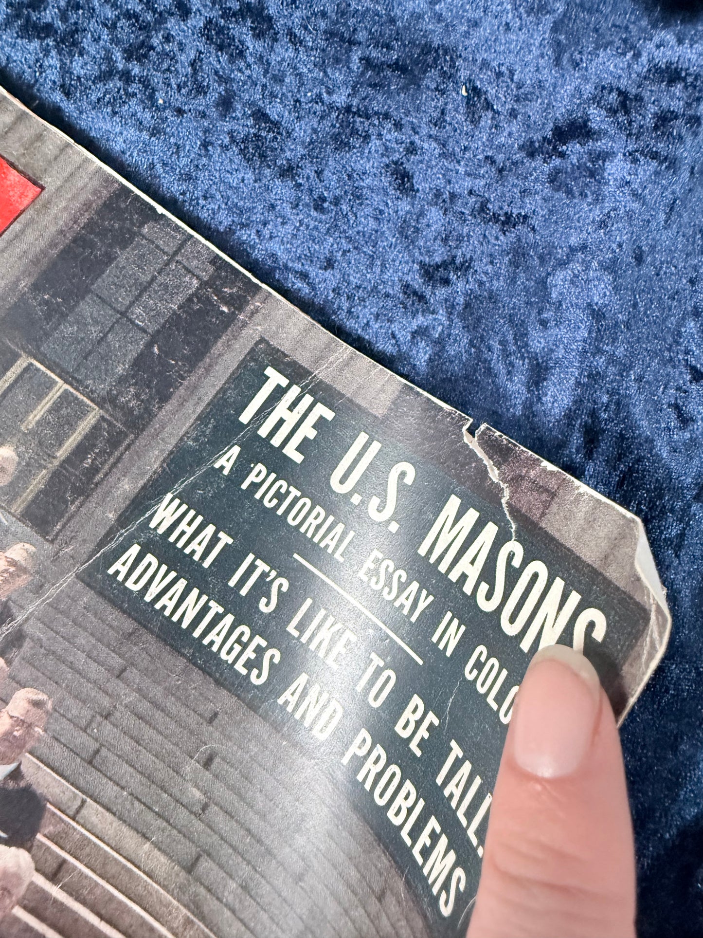 Vintage Paper LIFE Magazine – U.S. Masons Freemasonry October 1956