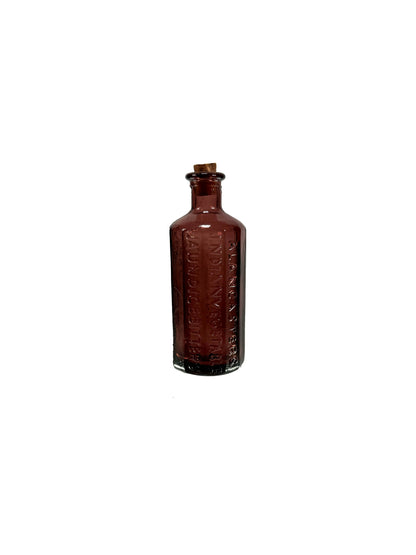 Vintage Miniature Glass Bottle - Lancasters Indian Vegetable Jaundice - Purple Wheaton Bitters Glass