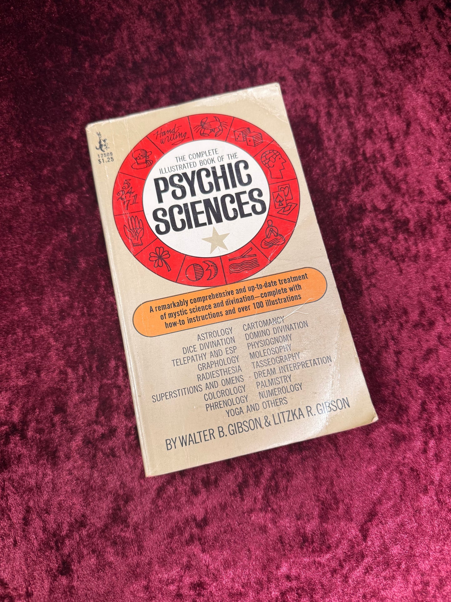 Vintage Paperback Book - The Complete Illustrated Book of the Psychic Sciences - 1968