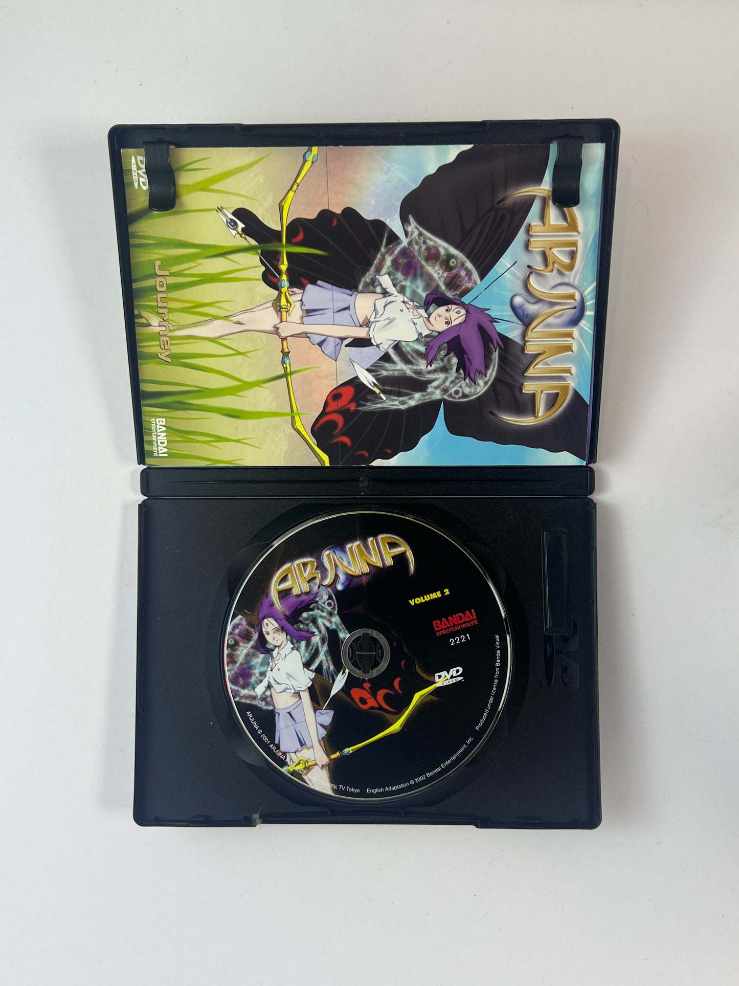 DVD - Arjuna - Volume 2: Journey - Japanese / English - Bandai Entertainment - 2002