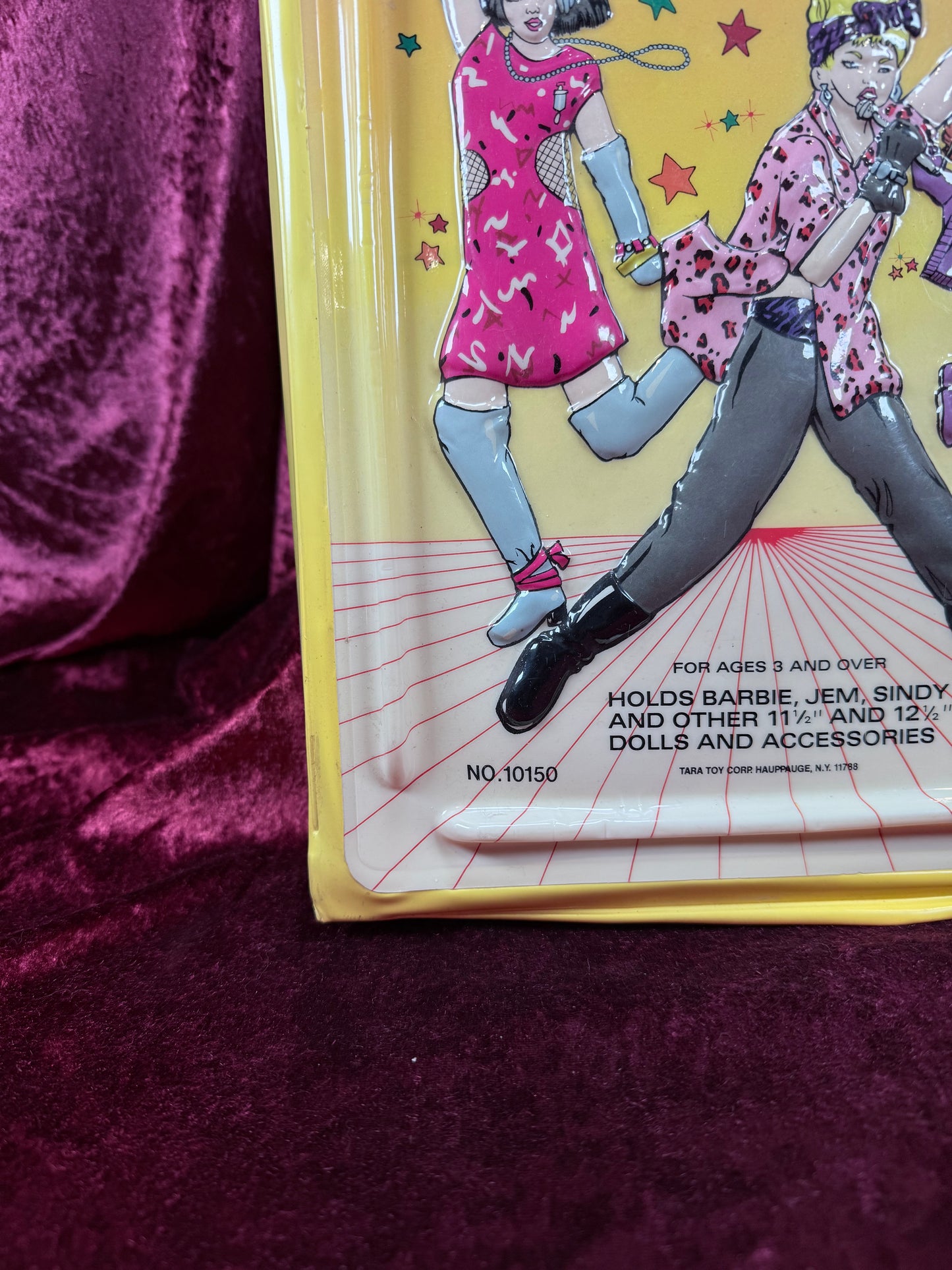 Vintage Vinyl Fashion Doll Case – Mixed Barbie Clothing, Shoes & Accessories