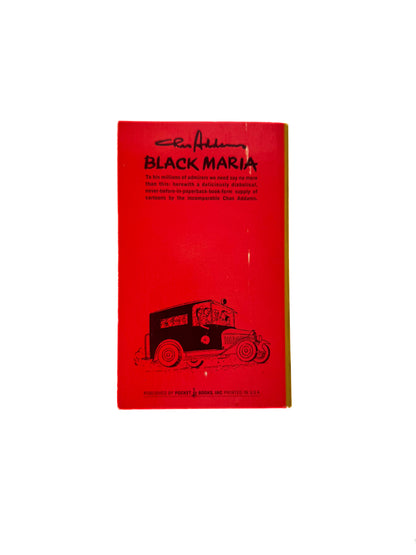 Vintage Paperback - Black Maria - Chas Addams - 1964 Pocket Cardinal Edition