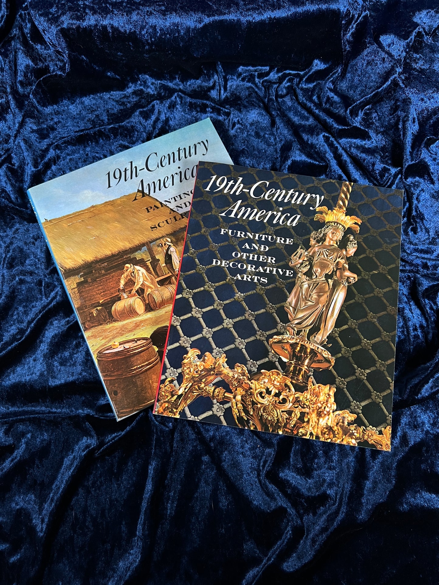 Vintage 19th Century America Art Books - 1970 Metropolitan Museum Centennial 2 Volume Set