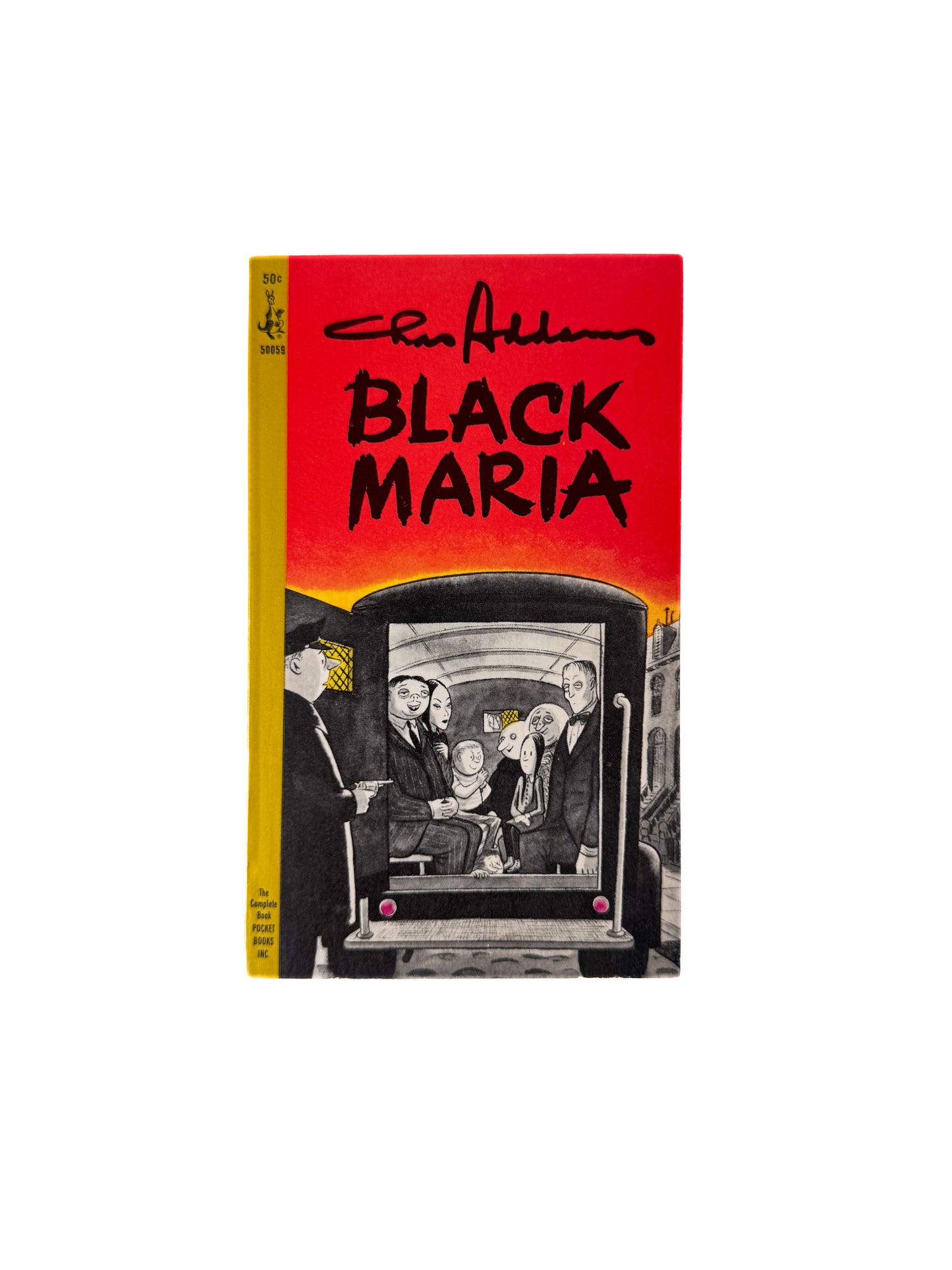Vintage Paperback - Black Maria - Chas Addams - 1964 Pocket Cardinal Edition
