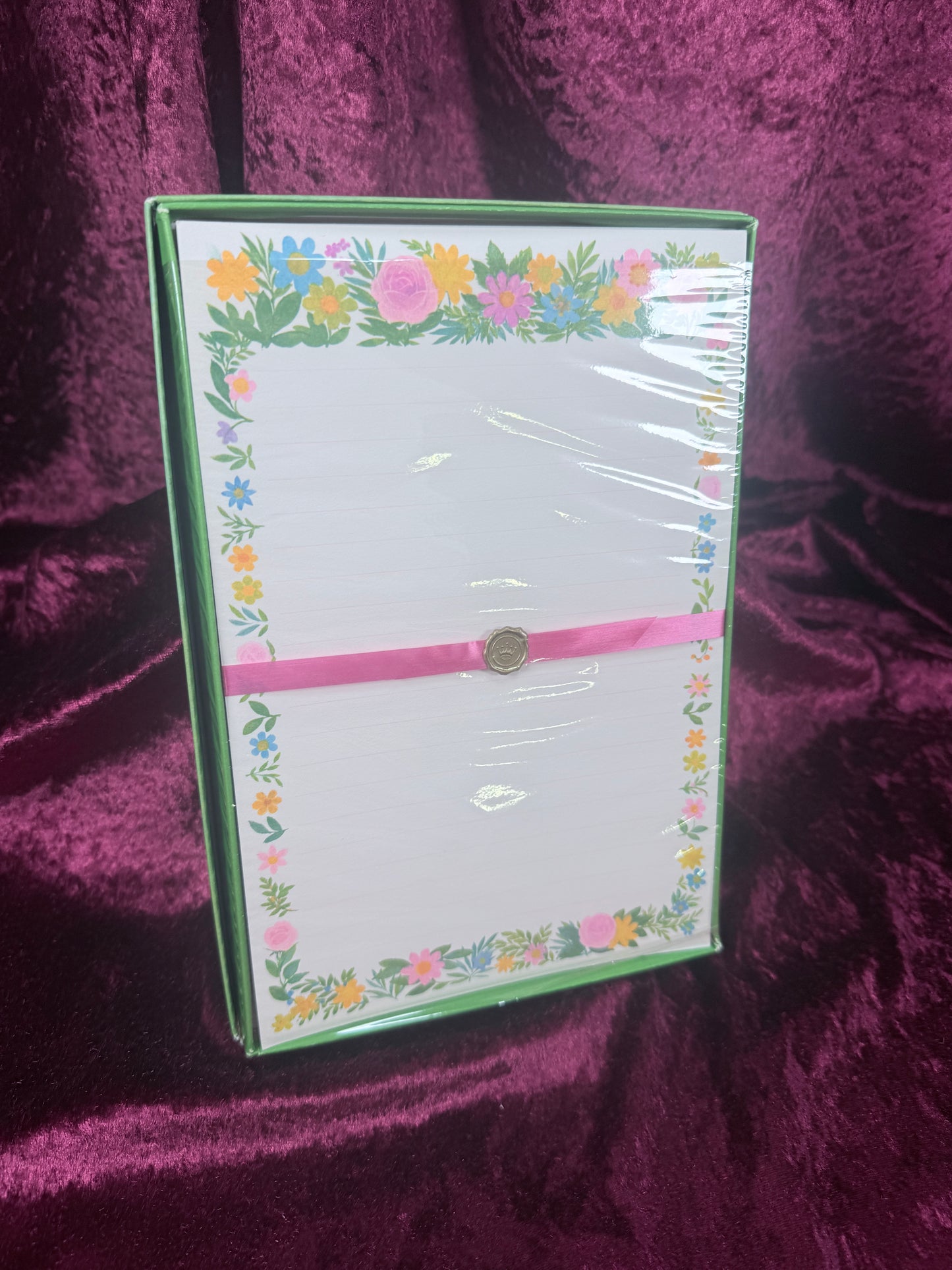 Vintage Floral Stationery Writing Set - Hallmark Boxed Letter Paper & Envelopes