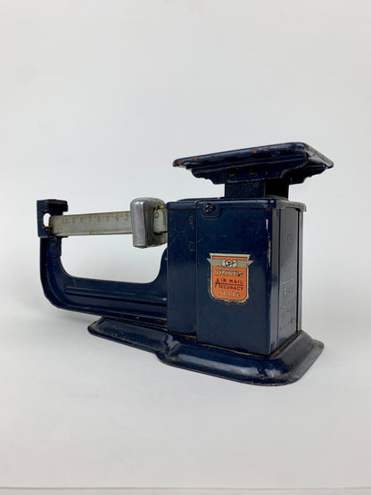 Vintage Triner Air Mail Accuracy Iron Scale Chicago, Illinois - Retro WW2 US Post Office