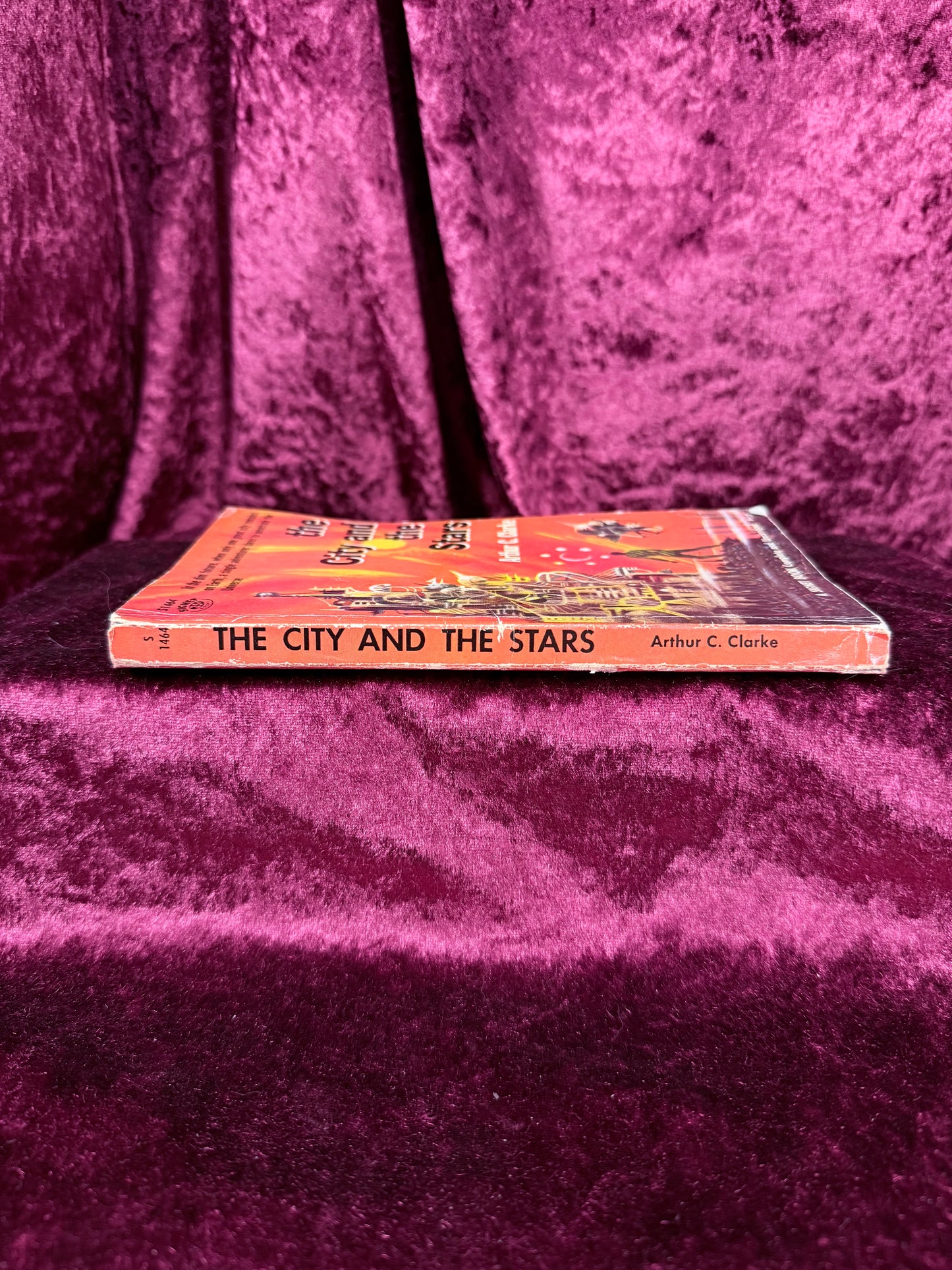 Vintage The City and the Stars by Arthur C. Clarke 1957 Signet Paperback First Printing