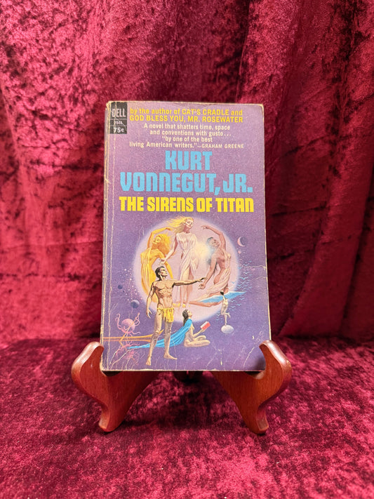 Vintage Paperback Book - The Sirens Of Titan - Kurt Vonnegut Jr. - 1966