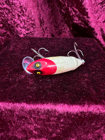 Vintage South Bend Fish-Obite Fishing Lure - Red Head Plug with Original Box