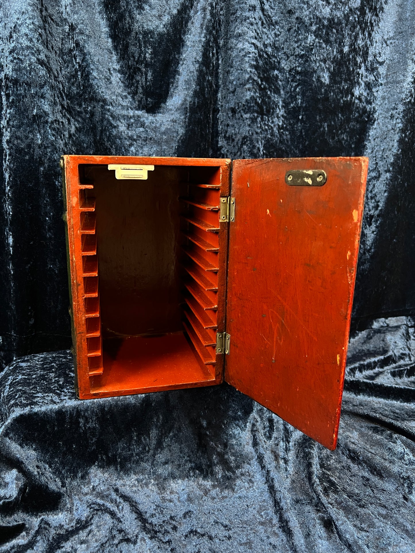Vintage Faux Leather Book CD Storage Cabinet - Hidden Old Classics Library Blook Box