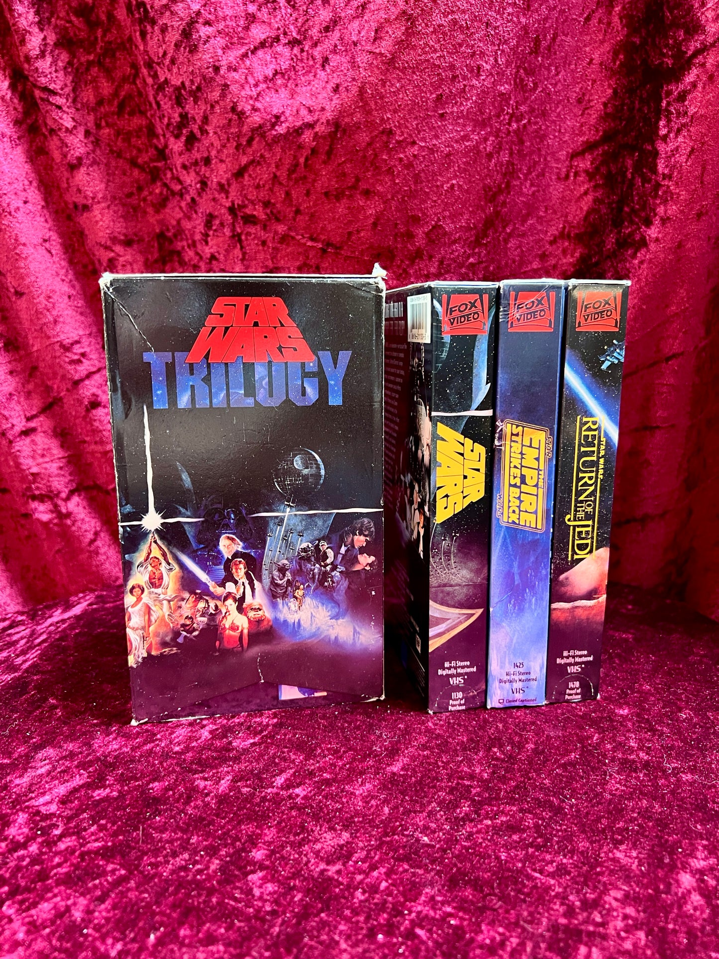 VHS - Star Wars Trilogy Box Set - 1983