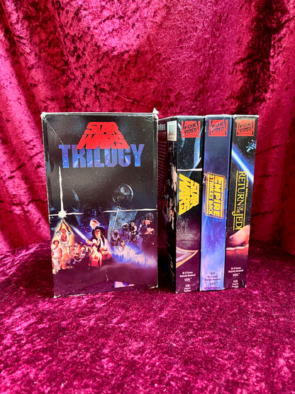 VHS - Star Wars Trilogy Box Set - 1983