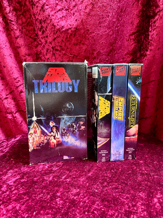 VHS - Star Wars Trilogy Box Set - 1983